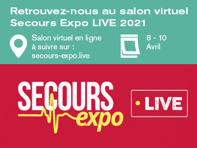 Retrouvez-nous au salon virtuel Secours Expo LIVE