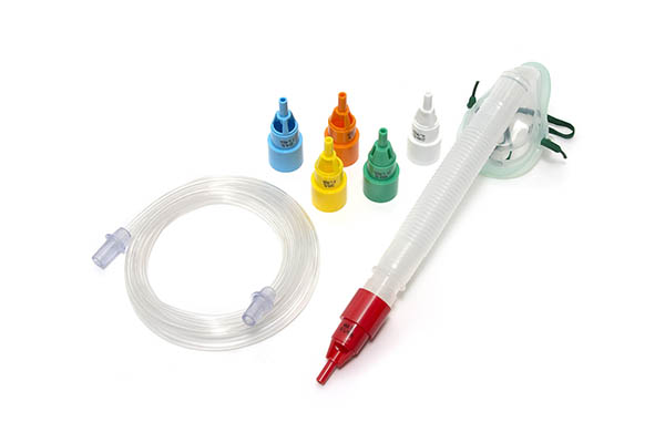 Kit venturi avec jeu de valves, masque Intersurgical EcoLite™ pédiatrique et tuyau, 1.8m