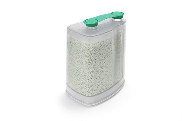 SmartCan™, absorbeur de CO₂ jetable avec LoFloSorb™, couleur virant du vert au violet, 1.6L. A utiliser avec les respirateurs d'anesthésie GE Healthcare® 600 series Carestation®