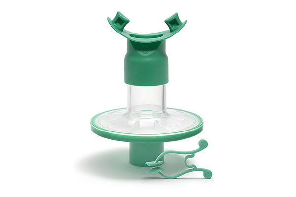 Pulmo-Protect™ filtre pour fonction pulmonaire, avec embout mâchoire et pince-nez plastique (3)