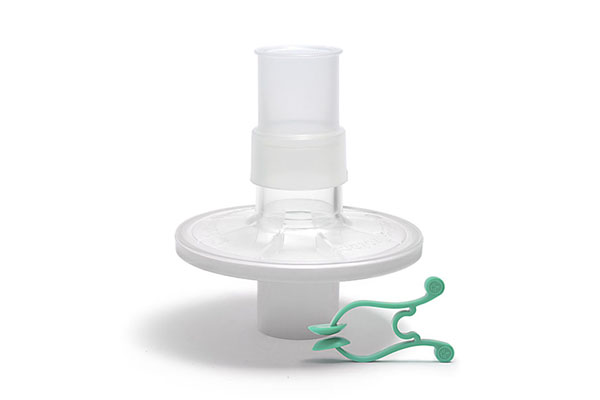 Pulmo-Protect™ filtre pour fonction pulmonaire, avec embout buccal rigide et pince-nez plastique (1)