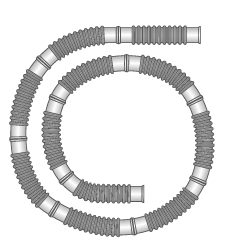 Rouleau 22mm Flextube™ 50m, sécable tous les 0.15m