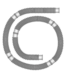 Rouleau 22mm Flextube™ 50m, sécable tous les 0.4m