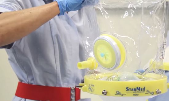 Mise en place du heaume CPAP StarMed CaStar UP