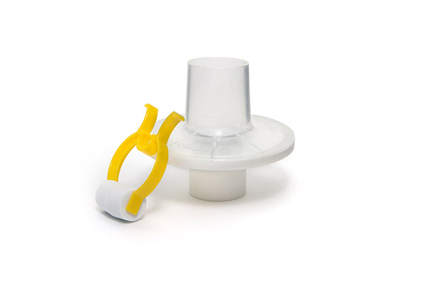 Pulmo-Protect™ filtre pour fonction pulmonaire, avec embout buccal elliptique intégré et pince-nez mousse (1)