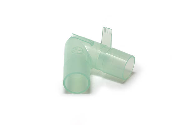 Raccord coudé fixe, 22M - 22M, pour machines GE® Aisys®