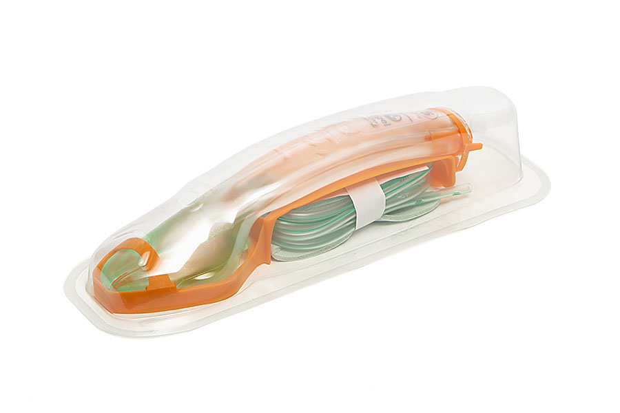 i-gel® Plus Resus Pack, grand adulte (inclut un i-gel® Plus taille 5 avec crochet orange, un sachet de lubrifiant, un serre-tête et une sonde d'aspiration CH16)
