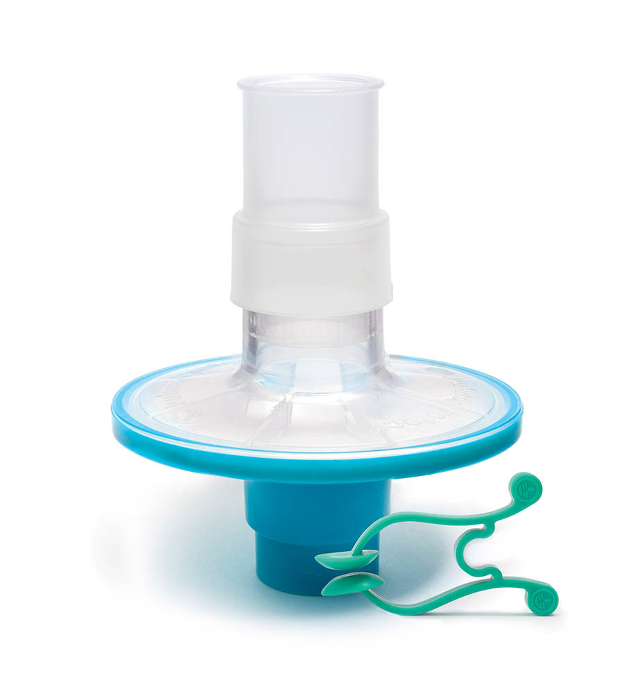 Pulmo-Protect™ filtre pour fonction pulmonaire, avec embout buccal rigide et pince-nez plastique (4)