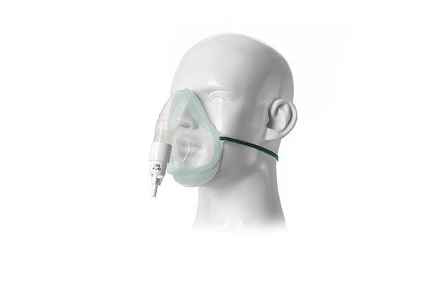 Masque oxygène adulte Intersurgical EcoLite™, avec valve venturi 28%, blanc
